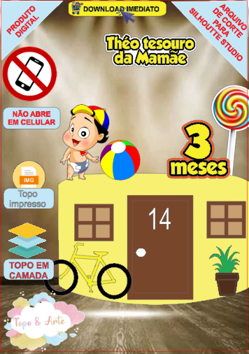 ARQUIVO de Corte Topo de Bolo Turma do Chaves Kiko - 16