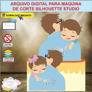 ARQUIVO de Corte Topo de Bolo Feliz Dia dos Pais - 14
