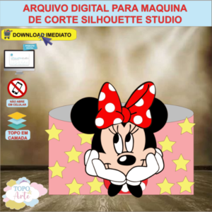 ARQUIVO de Corte Topo de Bolo Minnie Mouse - 16