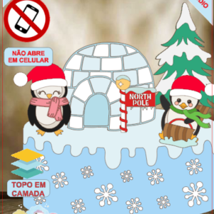 ARQUIVO de Corte Topo de Bolo Pinguim - 04