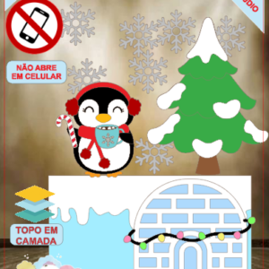 ARQUIVO de Corte Topo de Bolo Pinguim - 05