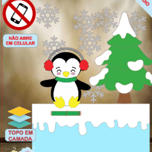 ARQUIVO de Corte Topo de Bolo Pinguim - 06
