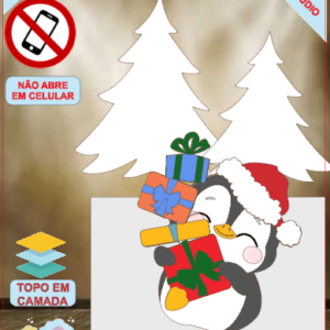 ARQUIVO de Corte Topo de Bolo Pinguim - 07