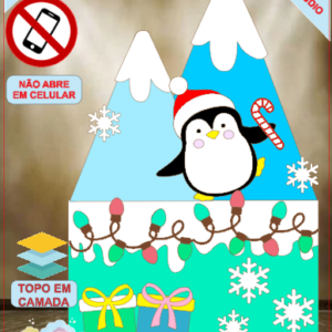 ARQUIVO de Corte Topo de Bolo Pinguim - 08