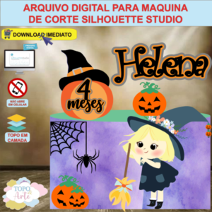 ARQUIVO de Corte Topo de Bolo Halloween Dia das Bruxas - 31