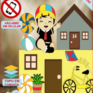 ARQUIVO de Corte Topo de Bolo Turma do Chaves Kiko - 17