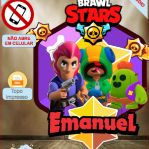 ARQUIVO de Corte Topo de Bolo Brawl Stars - 06