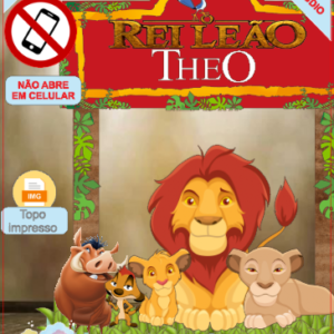 ARQUIVO de Corte Topo de Bolo Simba Rei Leao - 10