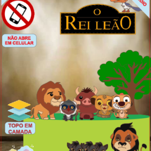 ARQUIVO de Corte Topo de Bolo Simba Rei Leao - 17