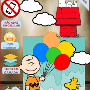 ARQUIVO de Corte Topo de Bolo Snoopy - 02