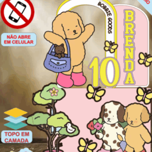 ARQUIVO de Corte Topo de Bolo  Bobbie Goods - 01