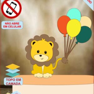 ARQUIVO de Corte Topo de Bolo  Leao - 03