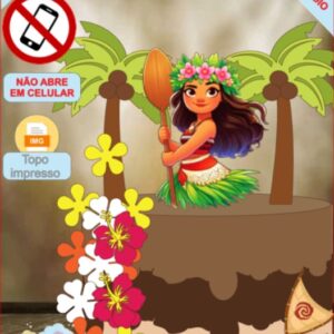ARQUIVO de Corte Topo de Bolo  Moana - 06