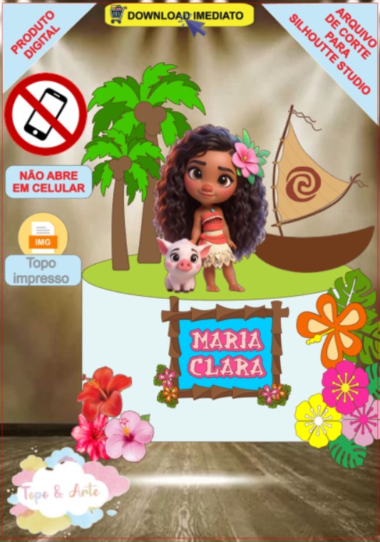 ARQUIVO de Corte Topo de Bolo Moana - 07