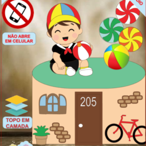 ARQUIVO de Corte Topo de Bolo  Turma do Chaves - 20
