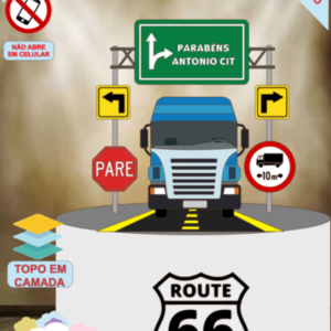 ARQUIVO de Corte Topo de Bolo Caminhão - 05