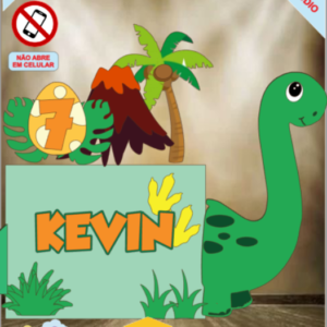 ARQUIVO de Corte Topo de Bolo  Dinossauro - 49