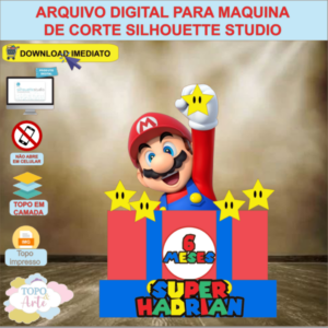 ARQUIVO de Corte Topo de Bolo Mario Bros - 03