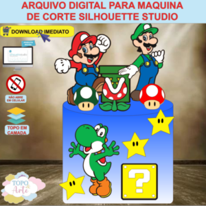 ARQUIVO de Corte Topo de Bolo Mario Bros - 04