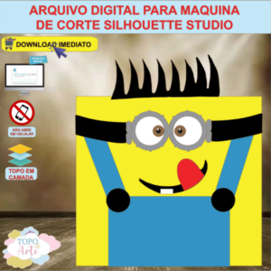 ARQUIVO de Corte Topo de Bolo Minions - 04
