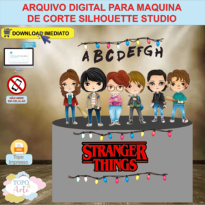 ARQUIVO de Corte Topo de Bolo Stranger Things - 05