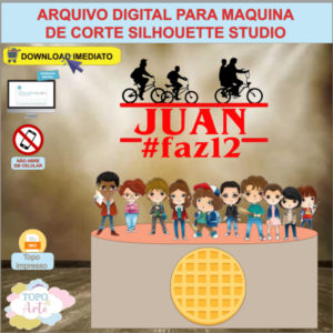 ARQUIVO de Corte Topo de Bolo Stranger Things - 07