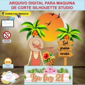ARQUIVO de Corte Topo de Bolo Tardezinha Praia - 01