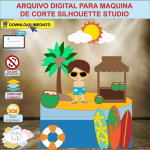 ARQUIVO de Corte Topo de Bolo Tardezinha Praia - 07