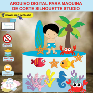 ARQUIVO de Corte Topo de Bolo Tardezinha Praia - 08