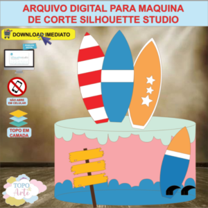 ARQUIVO de Corte Topo de Bolo Tardezinha Praia - 17