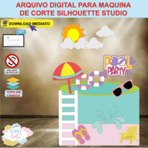 ARQUIVO de Corte Topo de Bolo Tardezinha Praia - 27