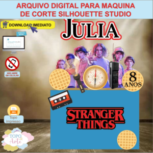 ARQUIVO de Corte Topo de Bolo stranger things M* - 02