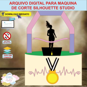 ARQUIVO de Corte Topo de Bolo Corrida Maratona - 02