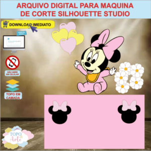 ARQUIVO de Corte Topo de Bolo Minnie Mouse - 26
