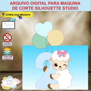 ARQUIVO de Corte Topo de Bolo Ovelhinha - 04
