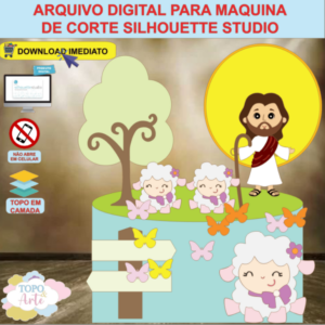 ARQUIVO de Corte Topo de Bolo Ovelhinha - 05