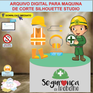 ARQUIVO de Corte Topo de Bolo Profissão Tecnico em Seguranca do Trabalho - 28