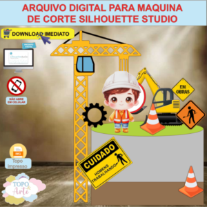 ARQUIVO de Corte Topo de Bolo Trator Construçao - 04