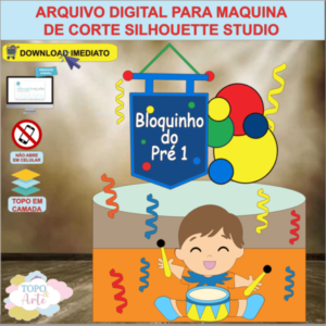 ARQUIVO de Corte Topo de Bolo Carnaval Bebe Menino - 43