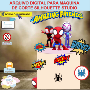ARQUIVO de Corte Topo de Bolo  Homem Aranha - 08