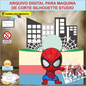 ARQUIVO de Corte Topo de Bolo  Homem Aranha - 14