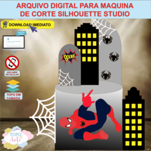 ARQUIVO de Corte Topo de Bolo  Homem Aranha - 16