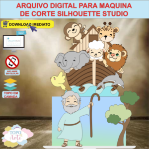ARQUIVO de Corte Topo de Bolo Arca de Noe - 02
