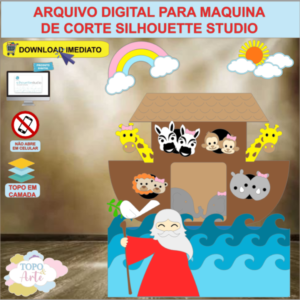 ARQUIVO de Corte Topo de Bolo Arca de Noe - 03