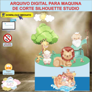 ARQUIVO de Corte Topo de Bolo Arca de Noe - 04