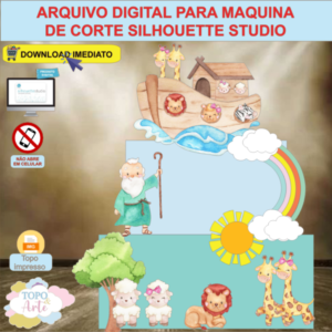 ARQUIVO de Corte Topo de Bolo Arca de Noe - 05