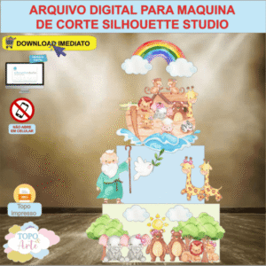 ARQUIVO de Corte Topo de Bolo Arca de Noe - 07