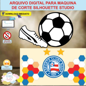 ARQUIVO de Corte Topo de Bolo Futebol Bahia - 02