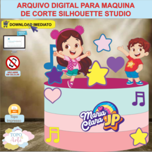 ARQUIVO de Corte Topo de Bolo Maria Clara e JP - 01