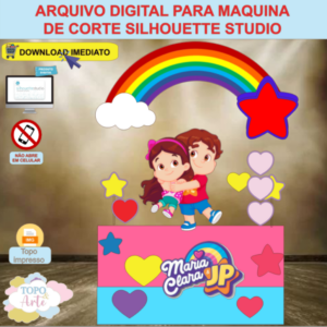 ARQUIVO de Corte Topo de Bolo Maria Clara e JP - 05